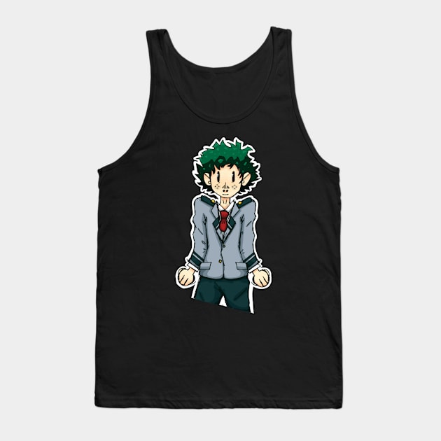 Broccoli Boy Tank Top by Aphantasous